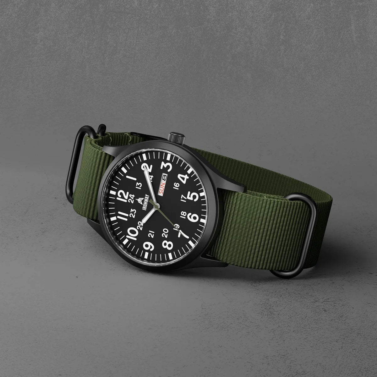 Verde Militar - Visor Preto