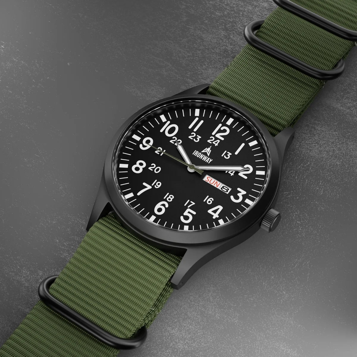 Verde Militar - Visor Preto